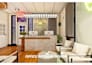 design modern office, workspace or meeting room interior in 3d